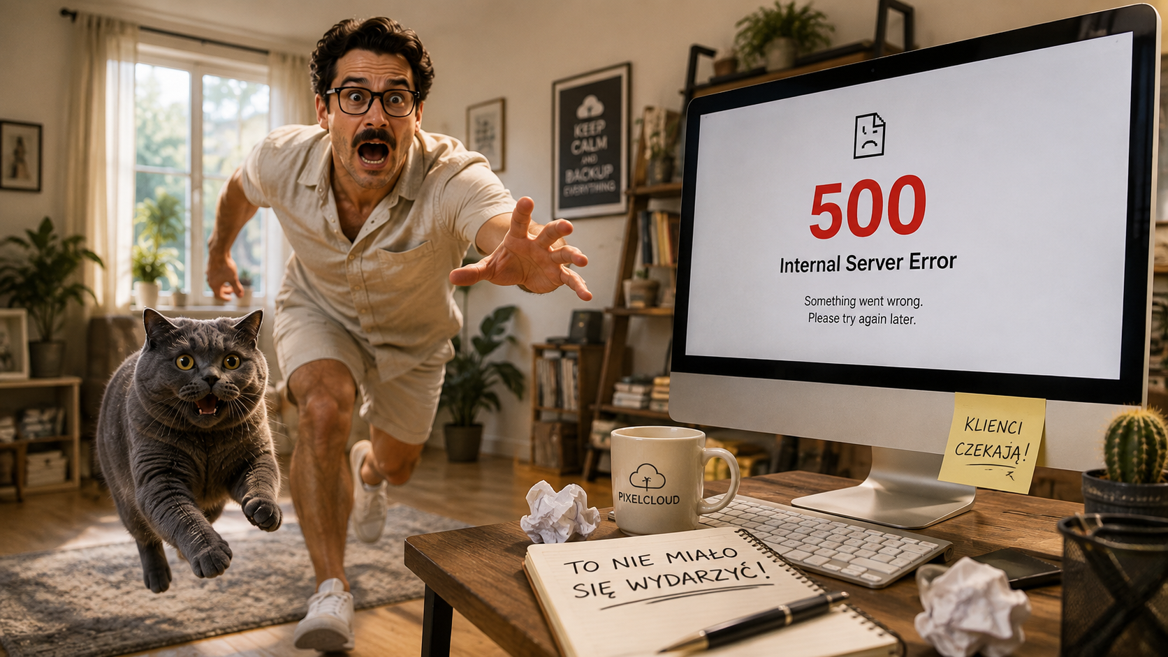 Błąd 500 co oznacza i jak naprawić?